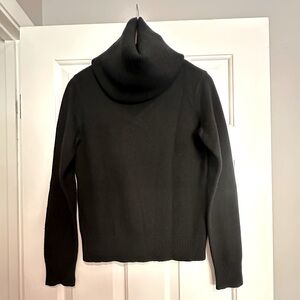 Ralph Lauren Black Label 100% Cashmere Funnel Turtleneck Sweater